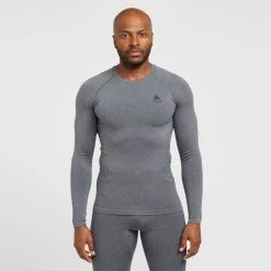 Odlo Men's Performance Warm Eco Long Sleeve Baselayer Top