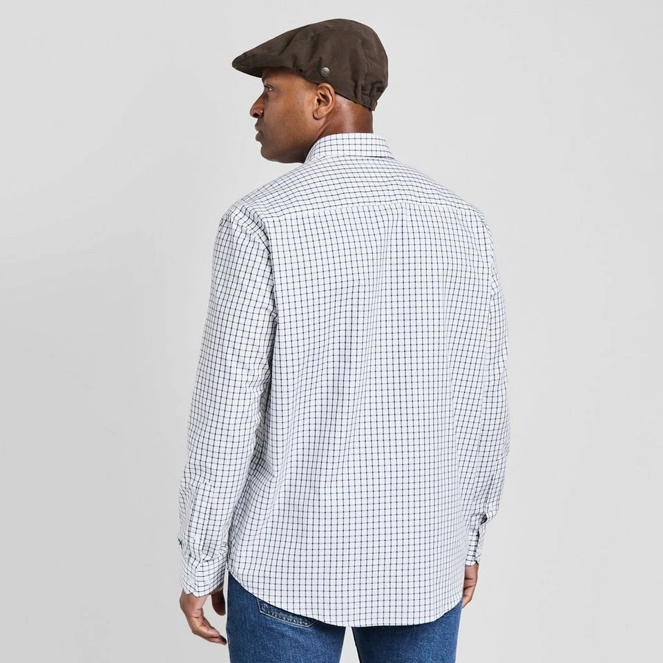 Hoggs Of Fife Men’s Turnberry Twill Cotton Long Sleeve Shirt 4 Hoggs Of Fife Men’s Turnberry Twill Cotton Long Sleeve Shirt - Image 2