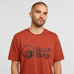 North Ridge Men’s Mesh Text Logo T-Shirt -SCARPA Sales go 504426 d