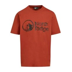 North Ridge Men’s Mesh Text Logo T-Shirt -SCARPA Sales go 504426 u