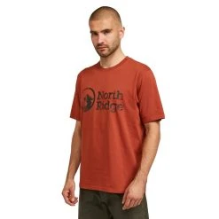North Ridge Men’s Mesh Text Logo T-Shirt -SCARPA Sales go 504426 z