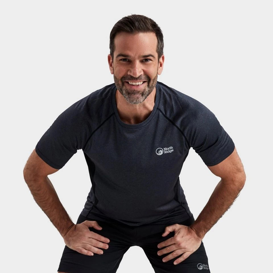 North Ridge Men’s Resistance Short Sleeve Baselayer Top 3 North Ridge Men’s Resistance Short Sleeve Baselayer Top