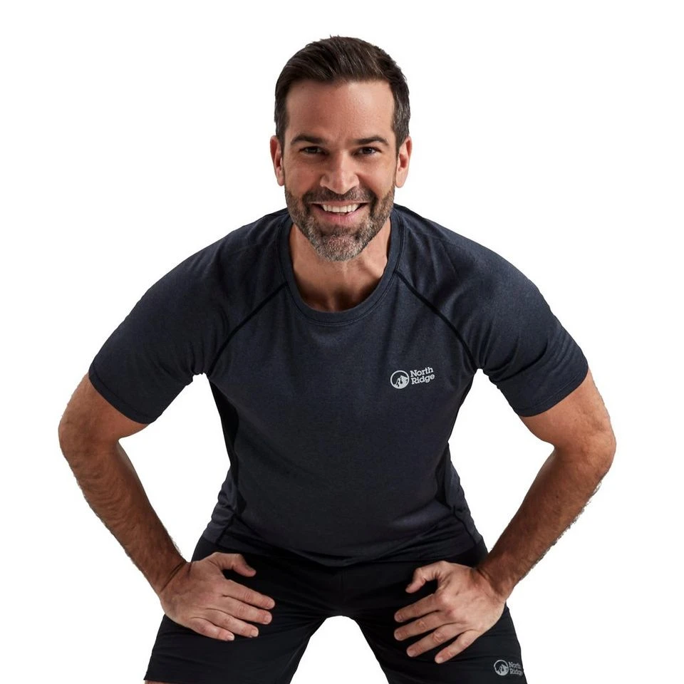 North Ridge Men’s Resistance Short Sleeve Baselayer Top 8 North Ridge Men’s Resistance Short Sleeve Baselayer Top - Image 6