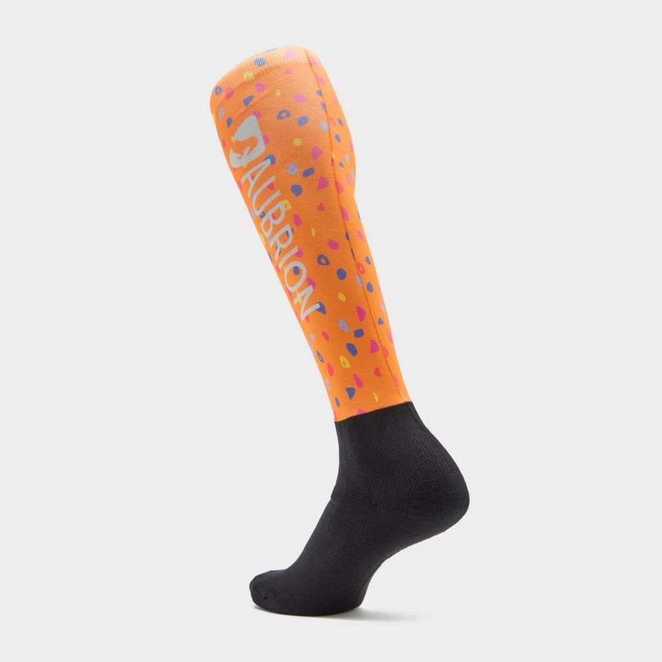 Aubrion Hyde Park Socks Orange Spot 4 Aubrion Hyde Park Socks Orange Spot - Image 2