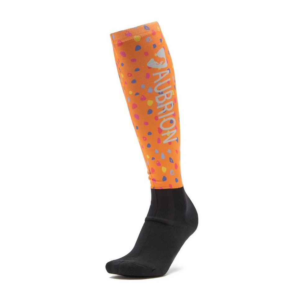Aubrion Hyde Park Socks Orange Spot 8 Aubrion Hyde Park Socks Orange Spot - Image 6