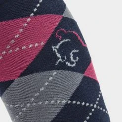 Platinum Adults Argyle Cotton Socks Navy -SCARPA Sales go 618438 e