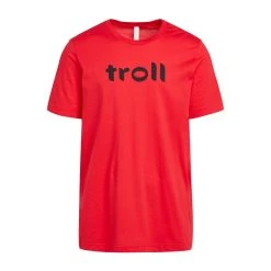 TROLL Men’s Front Logo Tee In Red -SCARPA Sales go 643890 u
